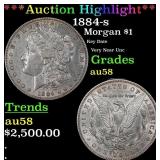 *Highlight* 1884-s Morgan Dollar $1 Choice AU/BU S