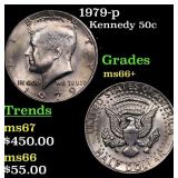 1979-p Kennedy Half Dollar 50c Grades GEM++ Unc