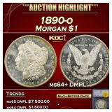 *Highlight* 1890-o Morgan Dollar $1 ms64+ DMPL SEG