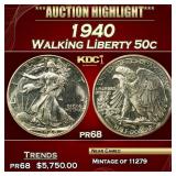 *Highlight* 1940 Proof Walking Liberty Half Dollar