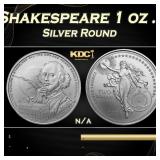 2022 Icons of Inspiration: Shakespeare 1 oz .999 S