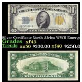 1934A $10 Silver Certificate North Africa WWII Eme