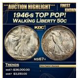 *Highlight* 1946-s Walking Liberty Half Dollar TOP