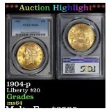 *Highlight* PCGS 1904-p Gold Liberty Double Eagle