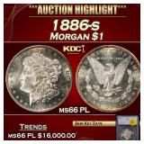 *Highlight* 1886-s Morgan Dollar $1 ms66 PL SEGS (