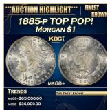 *Highlight* 1885-p Morgan Dollar TOP POP! $1 ms68+