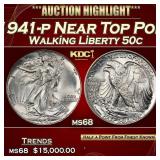 *Highlight* 1941-p Walking Liberty Half Dollar Nea