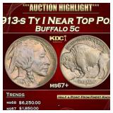 *Highlight* 1913-s Ty I Buffalo Nickel Near Top Po