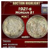 *Highlight* 1921-s Morgan Dollar $1 ms65+ SEGS (fc