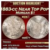 *Highlight* 1883-cc Morgan Dollar Near Top Pop! $1