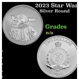 2023 Star Wars Grogu "Baby Yoda" 1 oz Silver $2 Ni