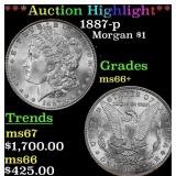 *Highlight* 1887-p Morgan Dollar $1 ms66+ SEGS (fc