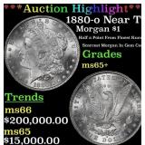 *Highlight* 1880-o Morgan Dollar Near Top Pop! $1