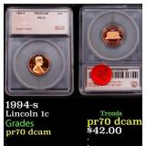 1994-s Proof Lincoln Cent 1c pr70 dcam SEGS