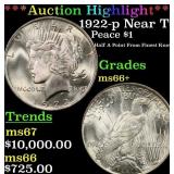 *Highlight* 1922-p Peace Dollar Near Top Pop! $1 m