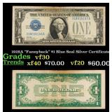 1928A "Funnyback" $1 Blue Seal Silver Certificate