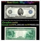 1914 $5 Large Size Blue Seal Federal Reserve Note