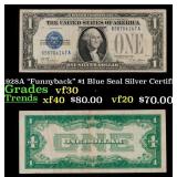 1928A "Funnyback" $1 Blue Seal Silver Certificate