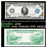 1914 $10 Large Size Blue Seal Federal Reserve Note