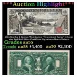 1896 Martha & George Washington "Educational Serie