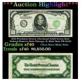 1934 President Grover Cleveland $1000 Green Seal F