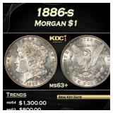 1886-s Morgan Dollar $1 Grades Select+ Unc