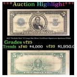 1923 "Porthole Note" $5 Large Size Silver Certific