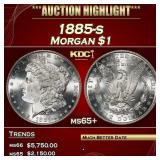 YO 1885-s Morgan Dollar $1 ms65+ SEGS