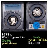 PCGS 1978-s Proof Washington Quarter 25c PCGS