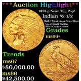 *Highlight* 1929-p Gold Indian Quarter Eagle Near