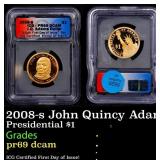 2008-s John Quincy Adams Proof Presidential Dollar