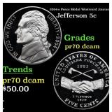 2004-s Peace Medal Proof Jefferson Nickel Westward