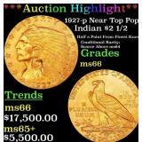 *Highlight* 1927-p Gold Indian Quarter Eagle Near