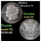 1879-s Morgan Dollar $1 Grades Choice Unc PL