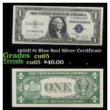 1935D $1 Blue Seal Silver Certificate Grades Gem C