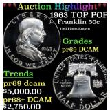 *Highlight* 1963 Proof Franklin Half Dollar TOP PO