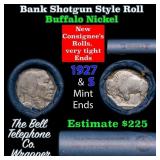 Buffalo Nickel Shotgun Roll in Old Bank Style 