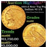 *Highlight* 1925-d Gold Indian Quarter Eagle Near