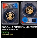 2008-s ANDREW JACKSON Proof Presidential Dollar Fi