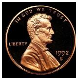 1991-s Proof Lincoln Cent 1c pr70 rd DCAM SEGS