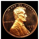 *Highlight* 1973-s Proof Lincoln Cent 1c pr70 rd D