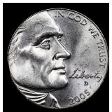 2005-d Western Waters Jefferson Nickel Westward Jo