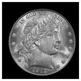 *Highlight* 1912-p Barber Half Dollars 50c ms65+ S