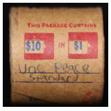 Must See! Covered End Roll! Marked "Unc Peace Stan