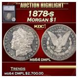 1878-s Morgan Dollar $1 ms64 dmpl SEGS