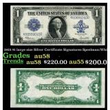 1923 $1 large size Silver Certificate Grades Choic