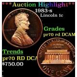 *Highlight* 1983-s Proof Lincoln Cent 1c pr70 rd D