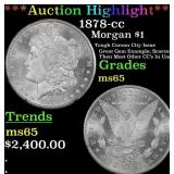 *Highlight* 1878-cc Morgan Dollar $1 ms65 SEGS (fc