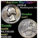 ***Auction Highlight*** 1976-d Washington Quarter