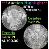 *Highlight* 1879-s Morgan Dollar $1 ms67 PL SEGS (